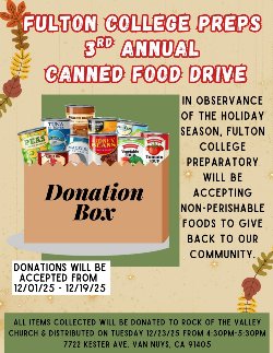 Canned Food Drive